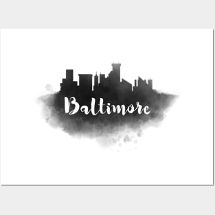 Baltimore watercolor Posters and Art